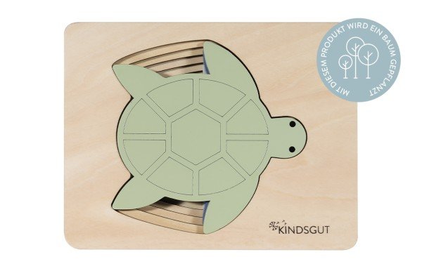 Kindsgut Tier-Puzzle Schildkröte