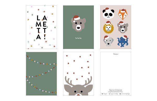 Postkarten-Set Weihnachten